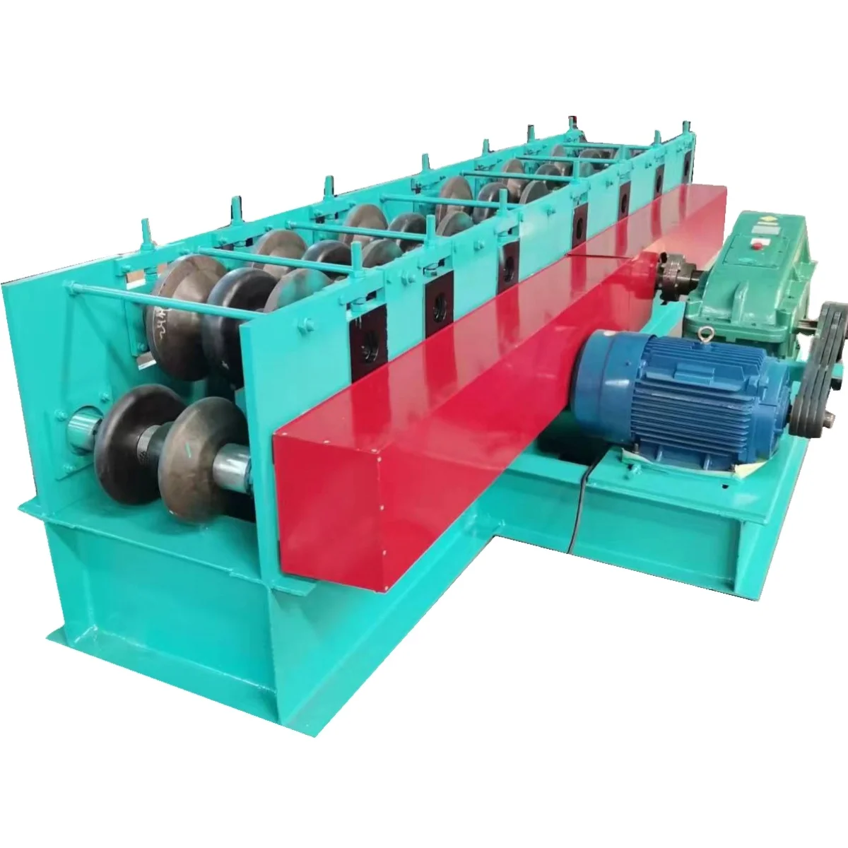 W Beam Highway Guardrail Roll Forming Machine Guardrail Repair Related Machine Crash Barrier Making Machine