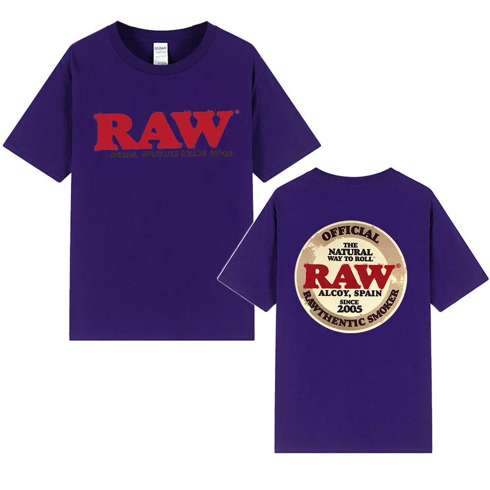 Cheap Price Custom DTF DTG Screen Printed Backwoods Cookie RAW 100% Cotton Hip Hop Casual Streetwear T Shirt