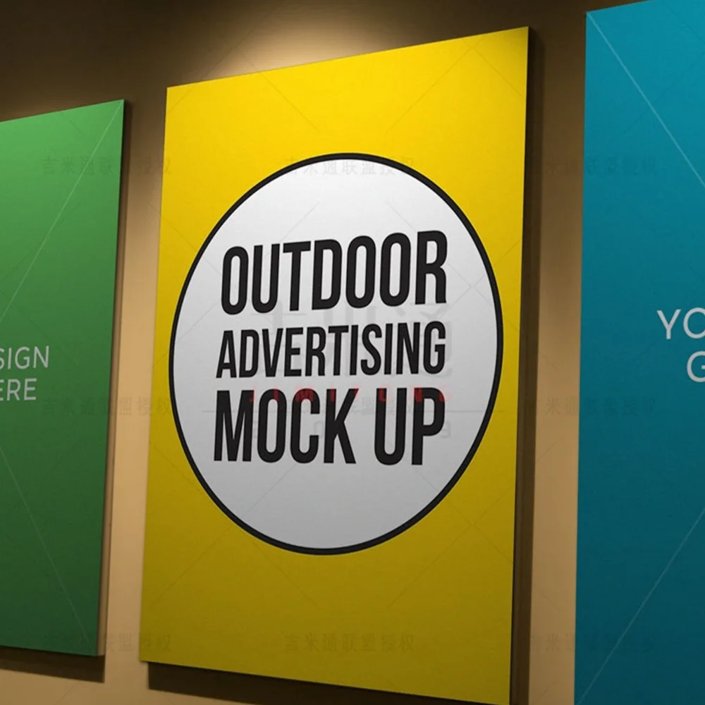 Custom advertising PP Poster Printing/PP adhesive sticker