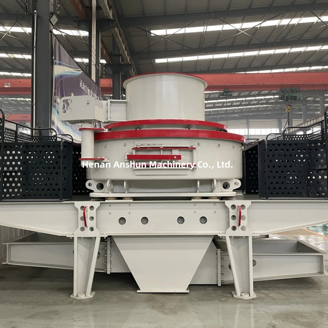 mining aggregate stone rock pebble vertical shaft impact crusher artificial sand maker for sale