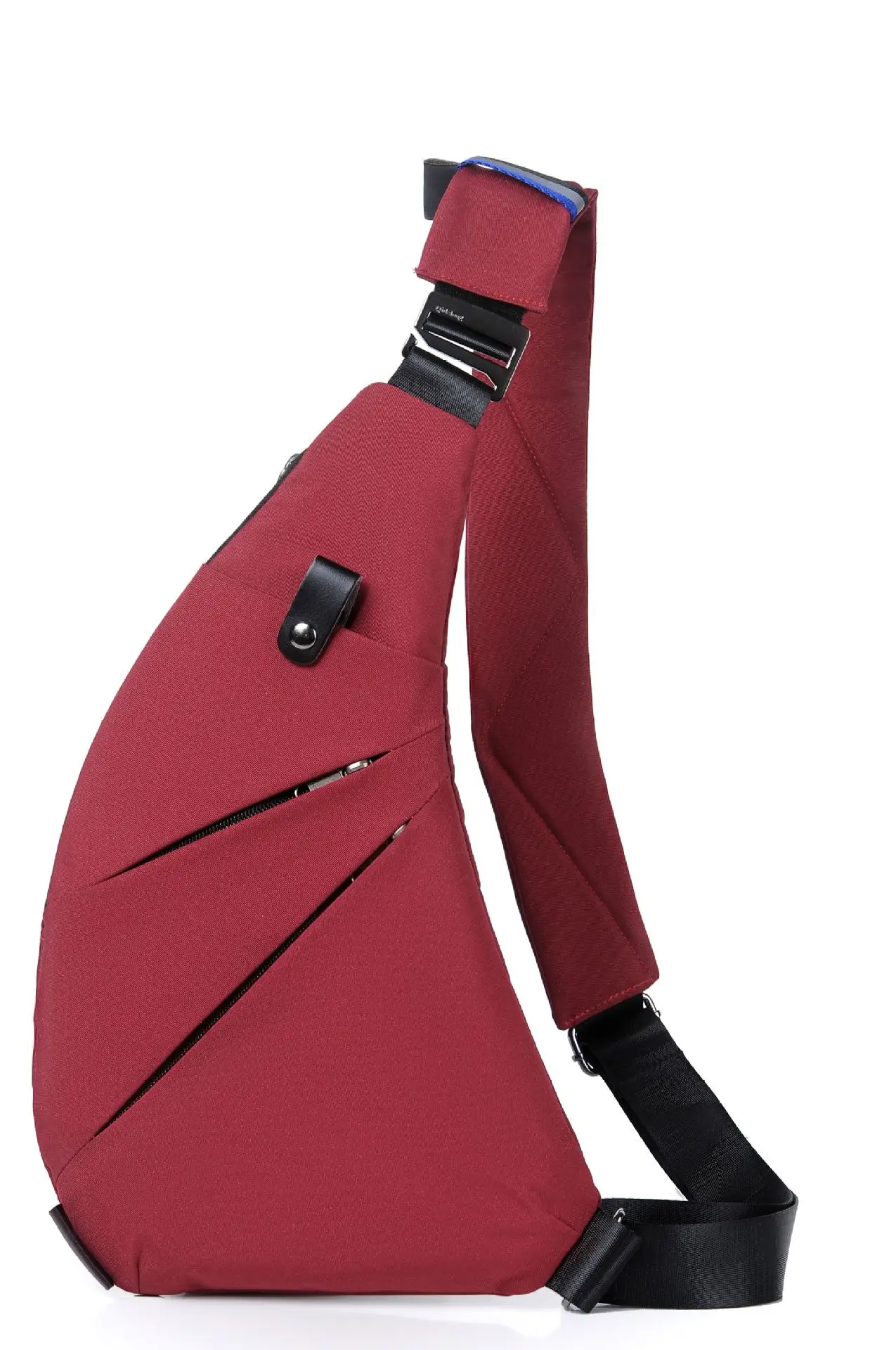 Wholesale Cheaper Polyester Multiple Pockets Sling Bag- Anti-Theft Chest Shoulder Backpack Crossbody Bag