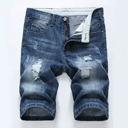 new style jeans pent casual trousers blue men denim dirty jeans