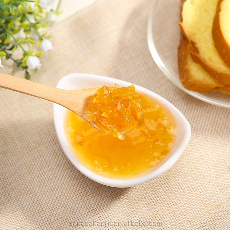 OEM glass jar jam jar natural grapefruit wholesale bulk 1.3kg  honey passion fruit jam