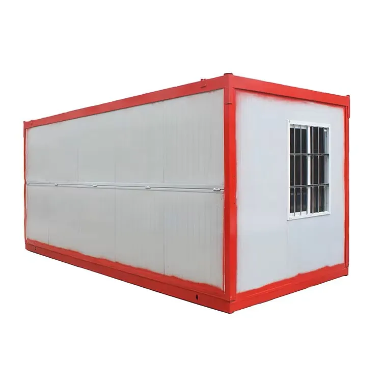 20ft Expandable Prefab Villa Smart 2 Bedroom Container Home Wooden Steel Shop Office Toilet Kitchen Warehouse Living Room