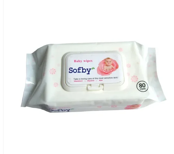 Дешевая горячая Распродажа мокрых тканей для рук и рта детей 80 приятных