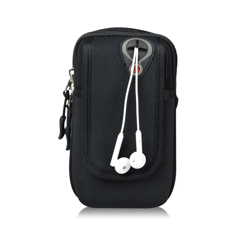 Outdoor sport products, sport pockets running music mobile arm pouch arm band wrist bag