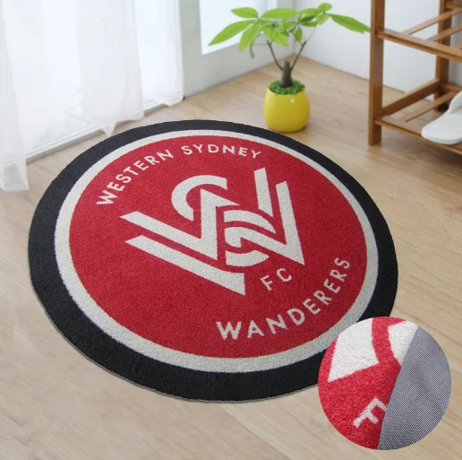 Factory Dropshipping Tufted Custom logo carpet and rugs with irregular shape for home living room