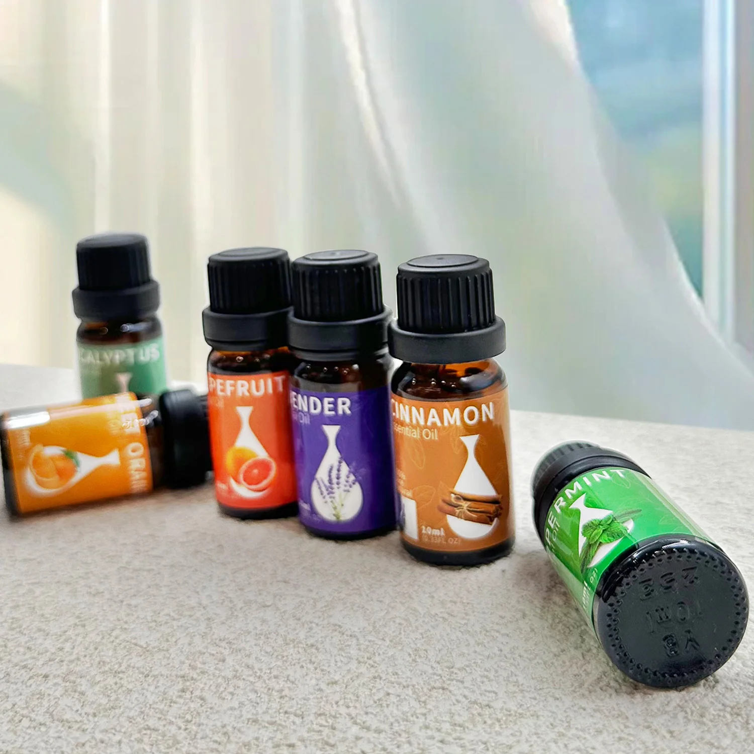 Best-Selling Premium Home Spa Aromatherapy with Rosemary Eucalyptus Peppermint Essential Oils for Relaxation and Stress Relief