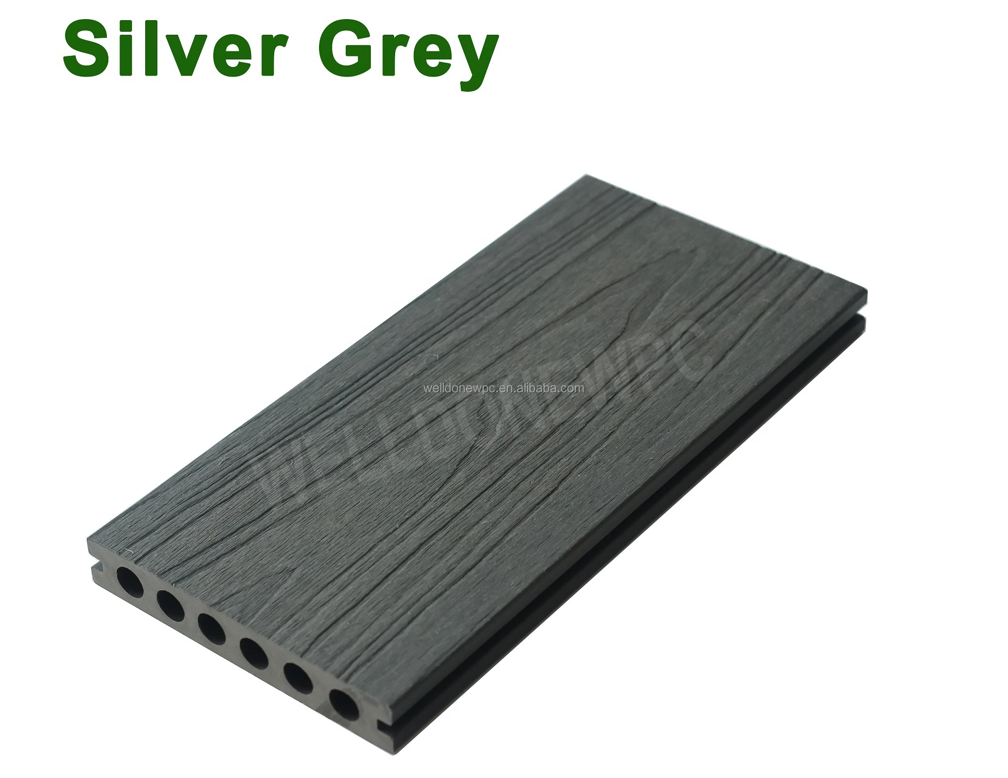 Anti-slip Wpc Floor For Swimming Poor Weather Resistant Wpc Decking For Outdoor Landscape anti Uv Floor For Wall Cladding Exterior Decor Board   