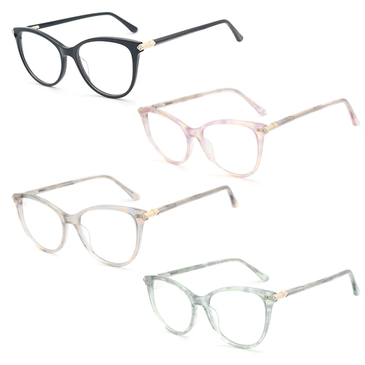 Оптическая оправа от производителя оптовая продажа модные женские очки ацетатные оптические