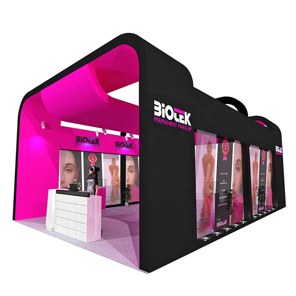Detian offer portable exhibition expo booth stand trade show booth design and production