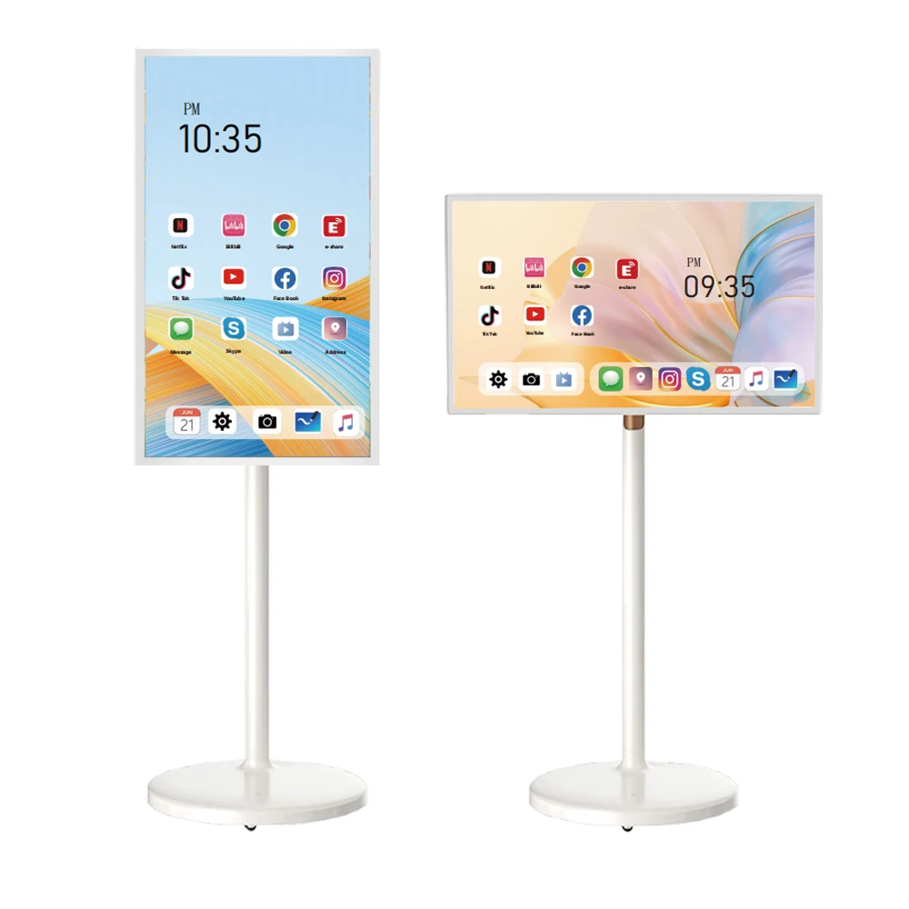 Портативный 32-дюймовый экран 1080p Hd android tablet подвижный Lcd сенсорный Ips Smart интерактивное ТВ