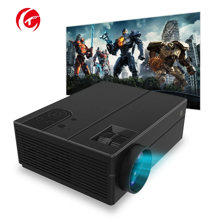 OEM new cheap mini 6000 lumen lcd advertising projector for smartphones android 4k wifi digital projector from china