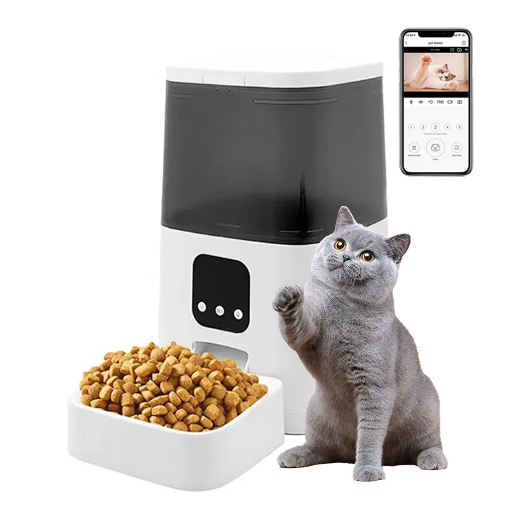 New Design Smart 5L Video Camera Wifi Dog Cat Pets Recording Automatic Pet Feeder automatic feeder with camera