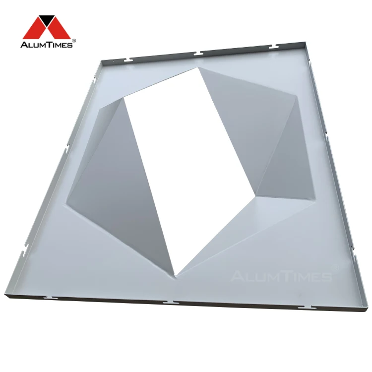ALUMTIMES Gorgeous Decoration Design Suspending Perforated Aluminum Wall Cladding Tiles