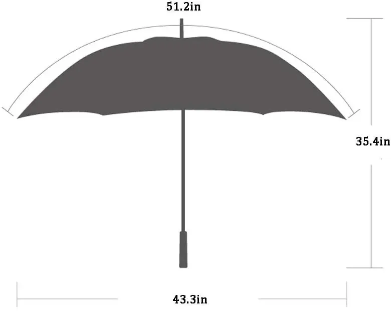 Top big rain golf umbrella double layer logo printed