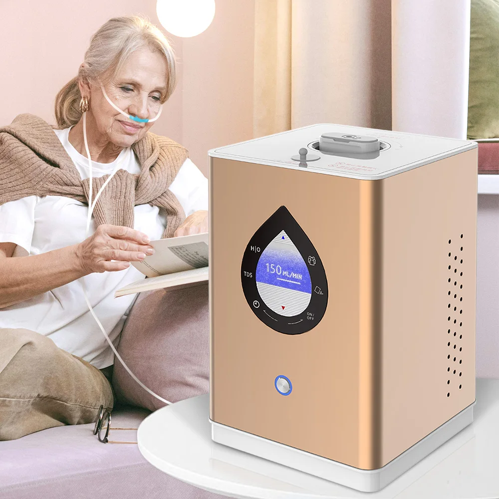 Portable 150ml PEM Technology Hydrogen Machine Small Hydrogen Generator Inhale Oxygen Hydrogen Drink Water Inhaler