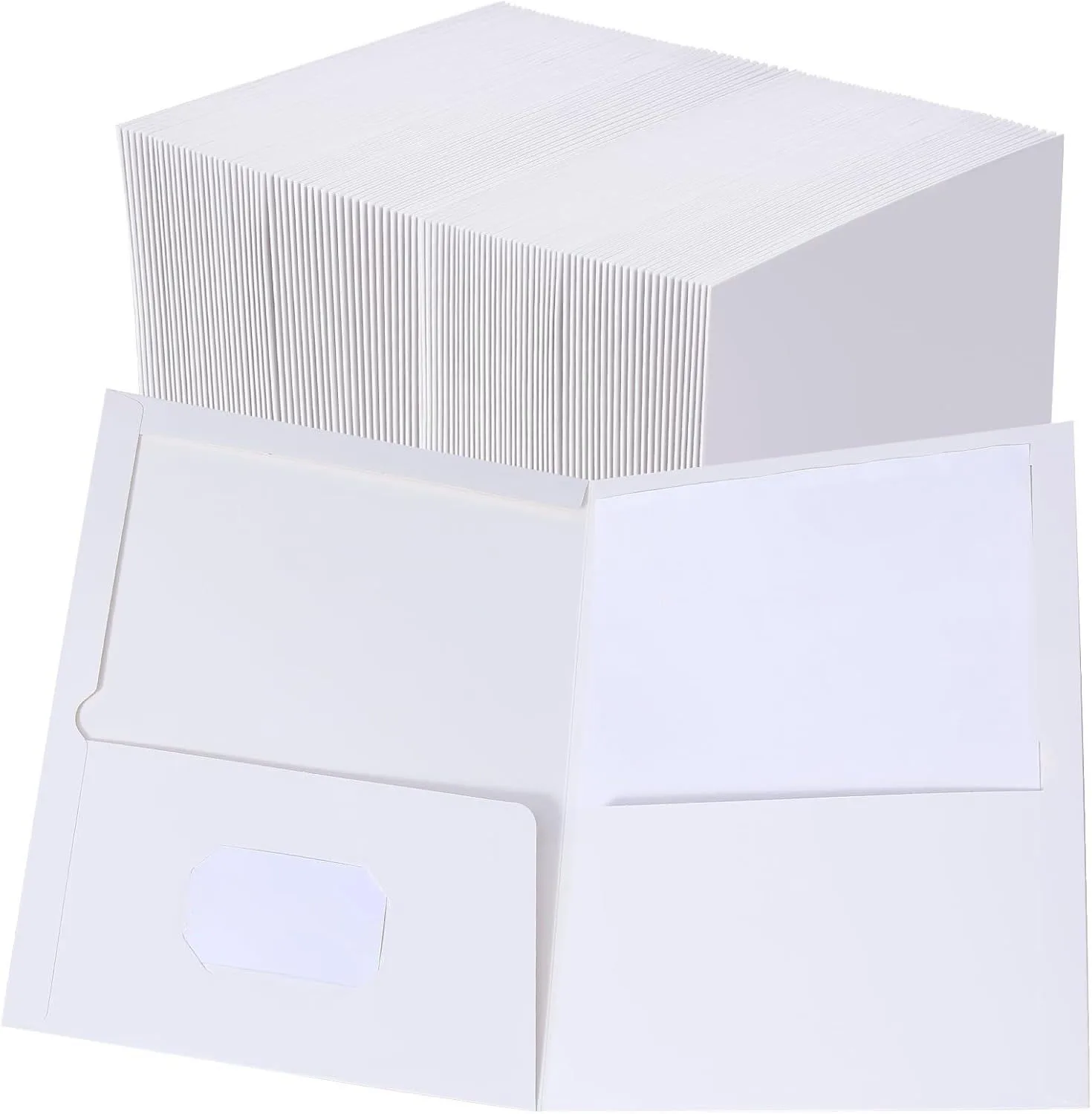 Custom Print Office Document Presentation Pocket Glossy Paper Presentation Folders with Two Pocket