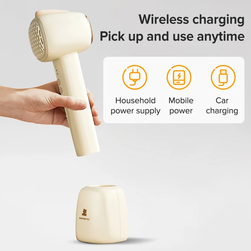 Wireless Rechargeable Cartoon Shape Baby Hair Dryer For Baby Butt Care