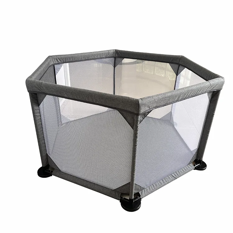 Custom New Design Large Portable Multifunctional Safety Kids Foldable Plastic Indoor Play Yard Fence Baby Playpen For Babies