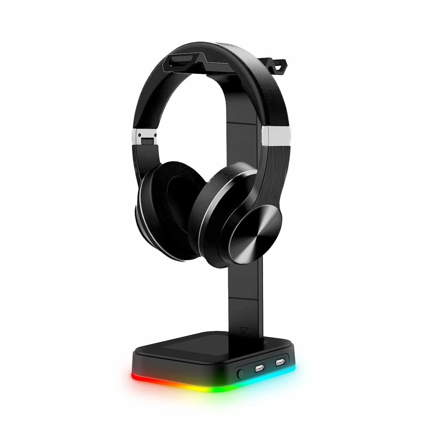 Hot sale USB charge RGB color-changing headphone bracket stand led gaming light dazzling game room