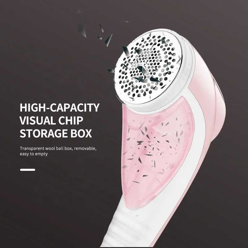 Electric Automatic Portable Fabric Shaver Kemei Km-1905 USB LED Small Clothes Lint
