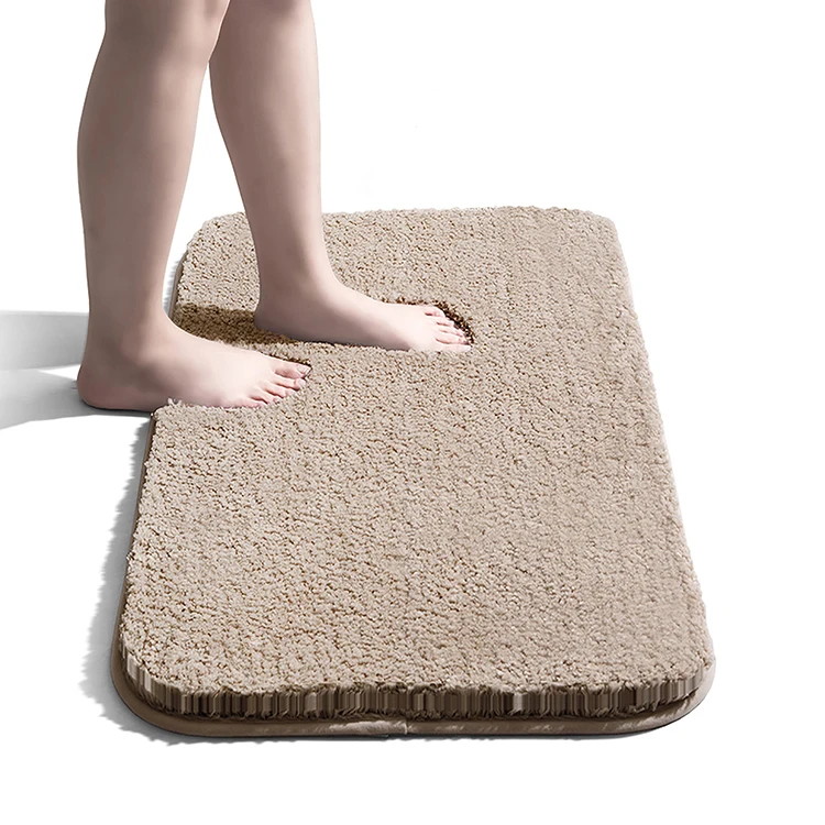 Child Non Slip Safety Diatomic Foot Custom Shape Rug Kid Anti slip Band Bath And Toilet Bathroom Mat
