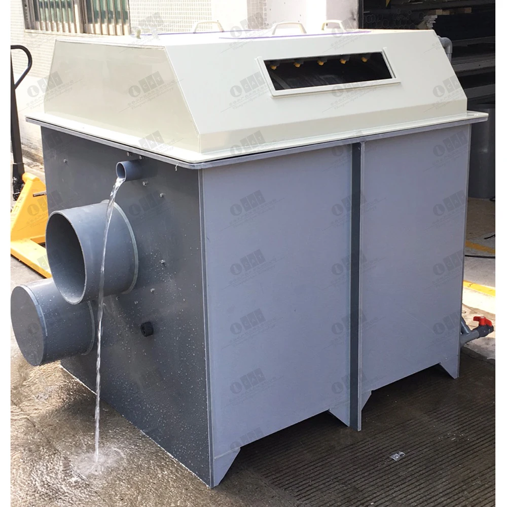 CATAQUA Fish Farm Recirculating Aquaculture System Vacuum Drum Filter Koi Pond Rotary Drum Filter