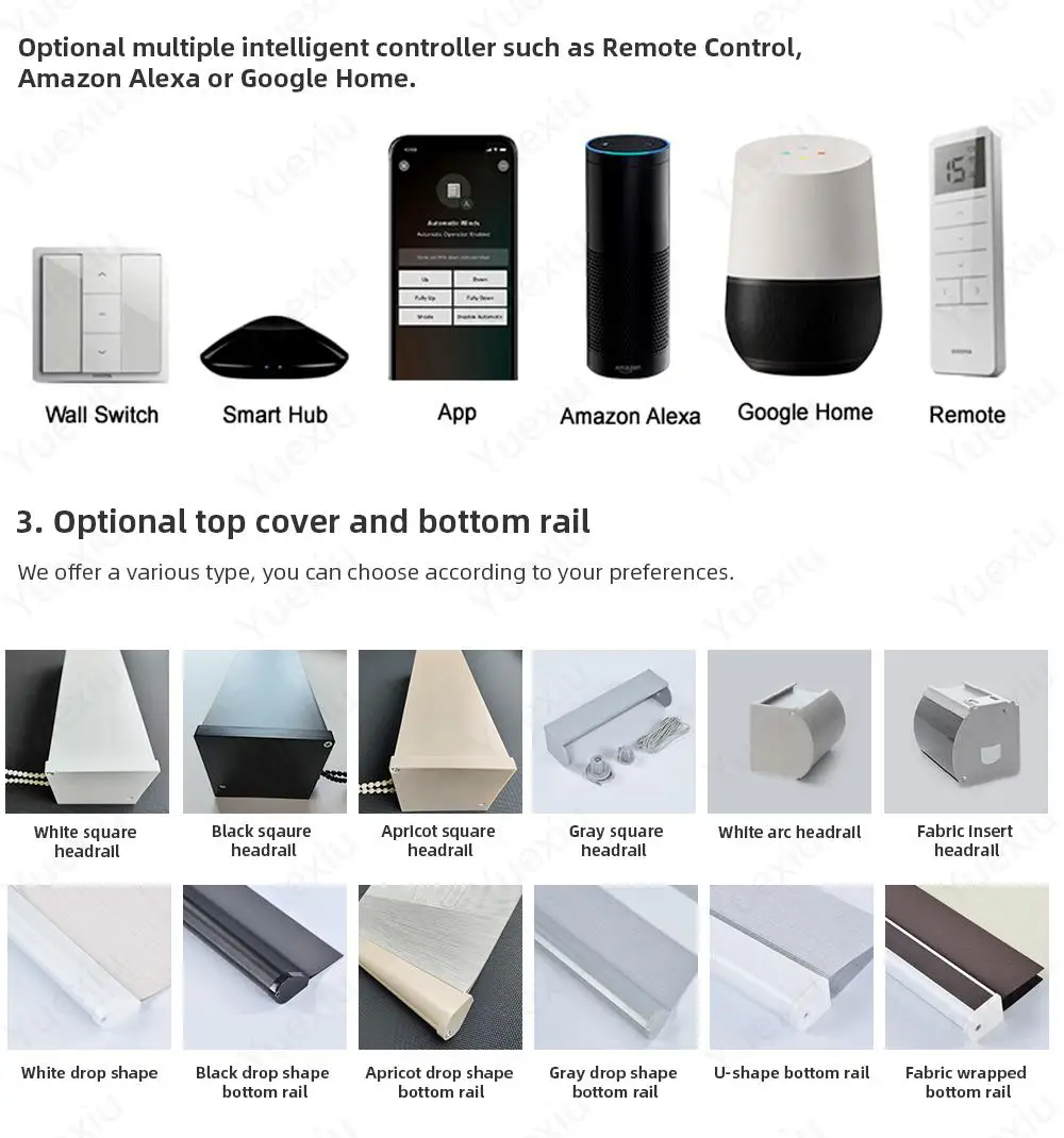 Blackout Smart Home Decor Window Shades Fabric Double Strip Horizontal Alexa Electric Curtain Motorized Zebra Roller Blinds