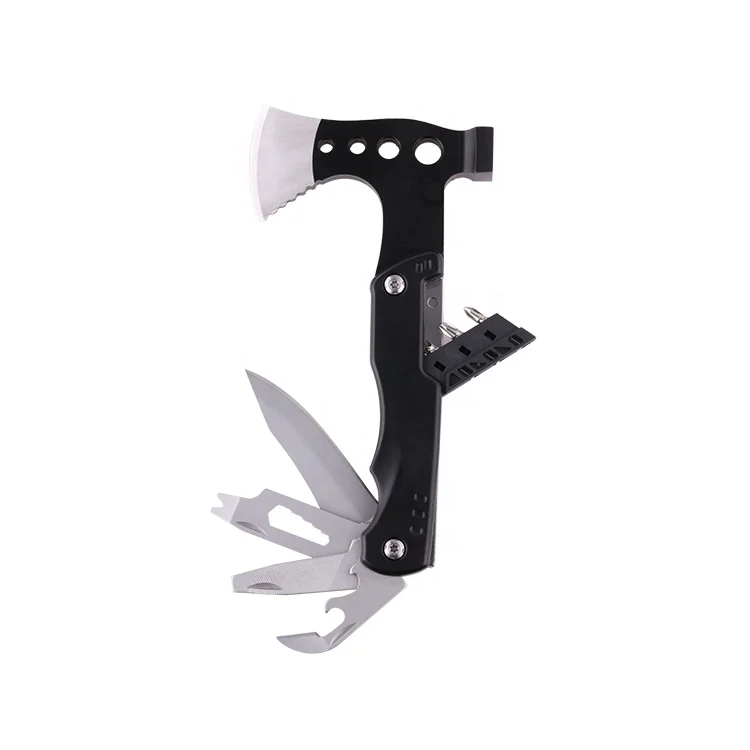 
Hot Sell Popular Camping Tools Multifunctional with sheath Axe hammer 9 in 1hunting axe multifunction camping survive Mining axe 