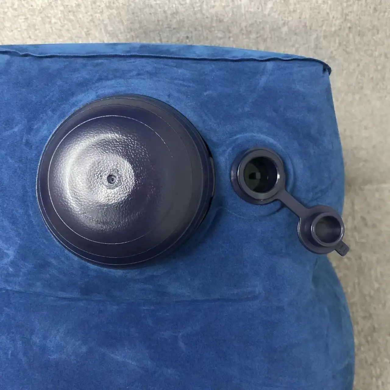 Inflatable Travel Foot Leg Rest Blue Pillow Cushion Baby Toddler Plane Bed for Sleeping