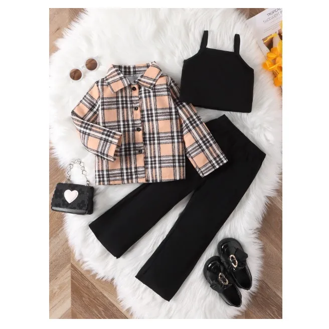 2023 New Fashion autumn kids clothing little girls clothes