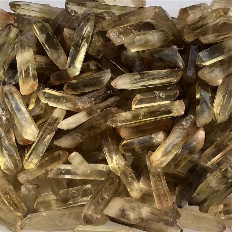 Wholesale natural clear quartz rough smokey quartz citrine crystal point