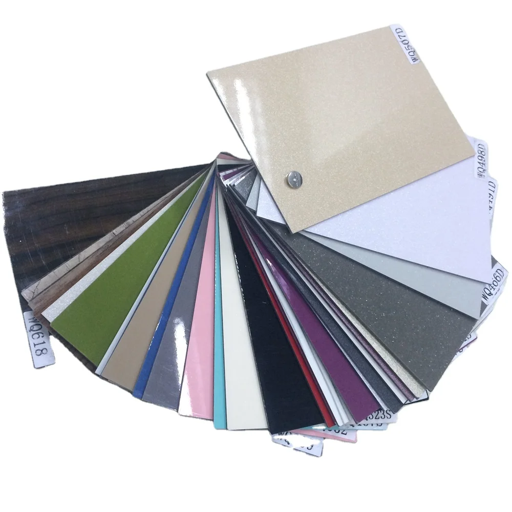 China 4*8 4*9 Size WQ Factory High Glossy PET MDF PET MDF BOARD For Furniture Kitchen Cabinet