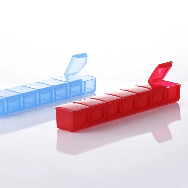 Gold Labels Child Pastillero Travel Monthly Mini Cute Pink Logo Stickers Medicines Selling Pill Box