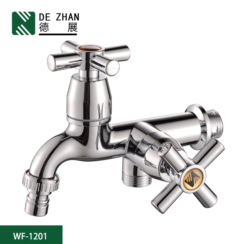 Hot Sale Plastic Bibcock Water Faucet Tap Double Bibcock Faucet