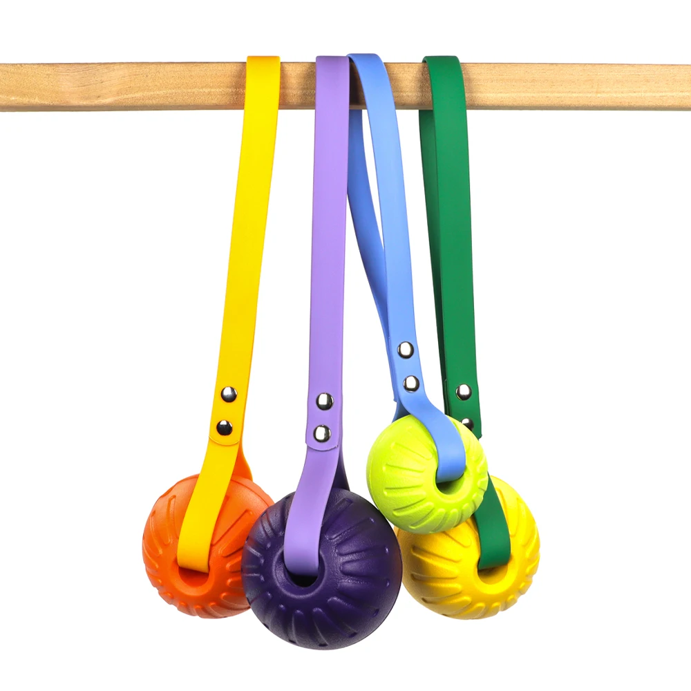 Оптовая продажа игрушечный мяч для собак с ПВХ шарик жевания веревкой Интерактивная игрушка обучения домашних животных игры в укус собаки