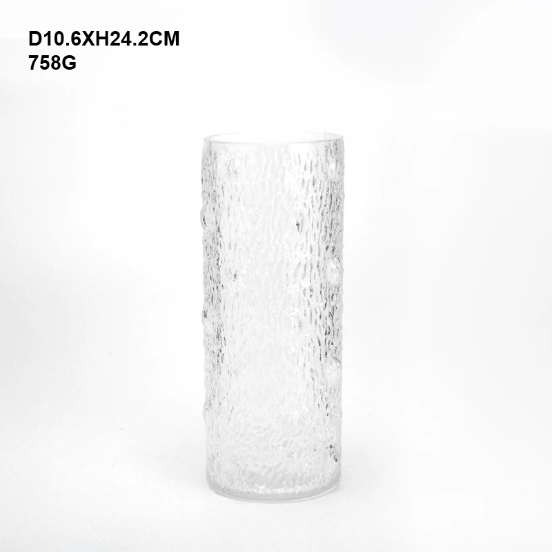 Стеклянная декоративная цветная прозрачная стеклянная ваза для цветов/стеклянные вазы для украшения дома