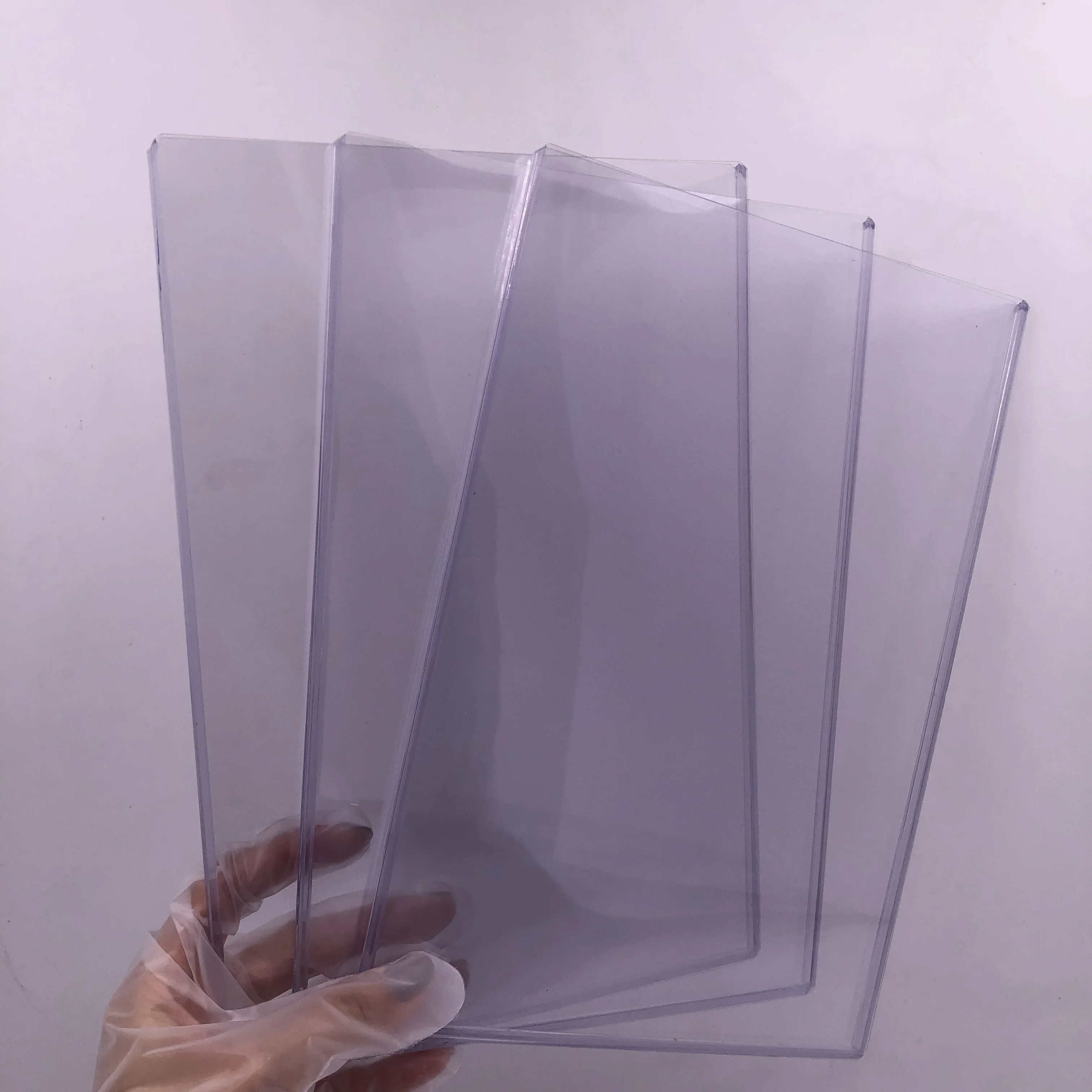 Scratch-resistant Comic Book Top Loader PVC Crystal Comic Holder Toploader  JO-B-02