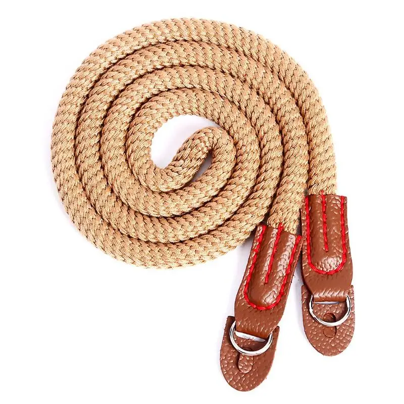 Chinber 100cm Cotton Shoulder Belt Vintage Green Rope Camera Strap