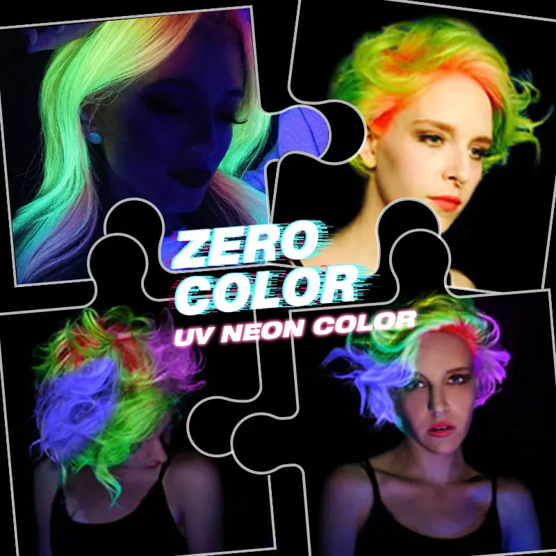 KERALISS Hair Dye (42 Colors) UV Neon color in stock Semi Permanent Hair Color Depositing Conditioner