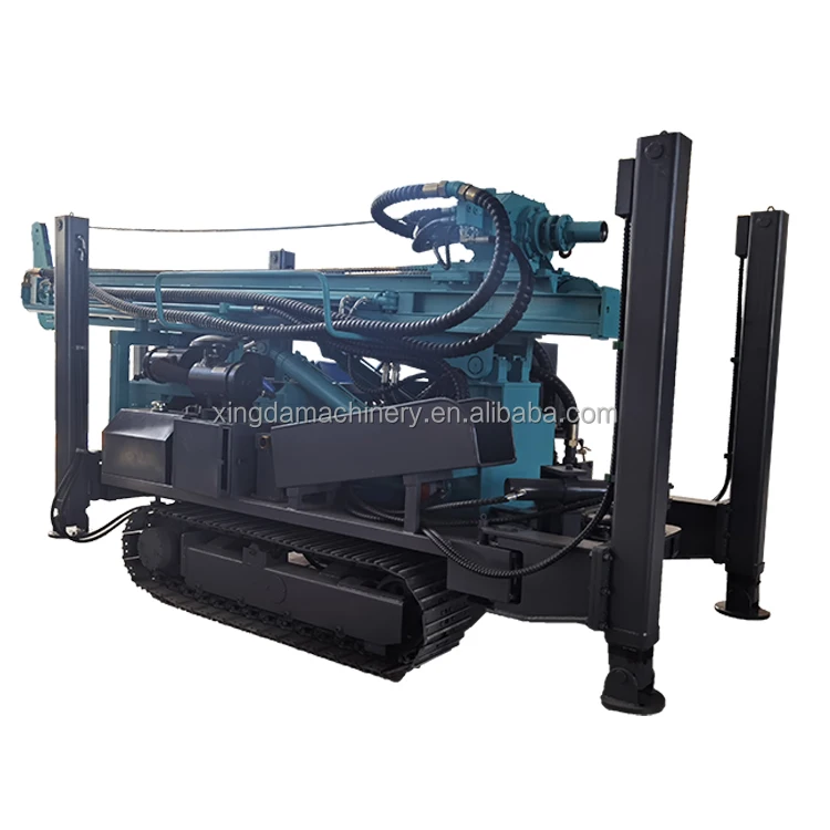 Дизельный двигатель FY280, гидравлическая буровая установка DTH для водяных скважин