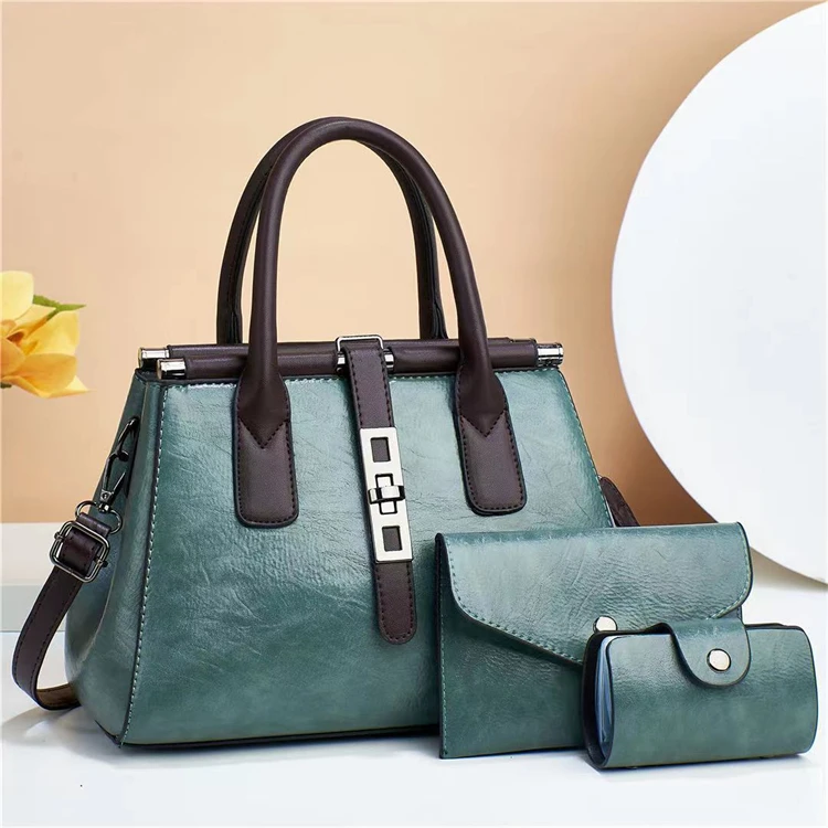 2024 High Quality China Hot Sell Stylish Fashion Shoulder Clutch Women Ladies Bags Handbag Set