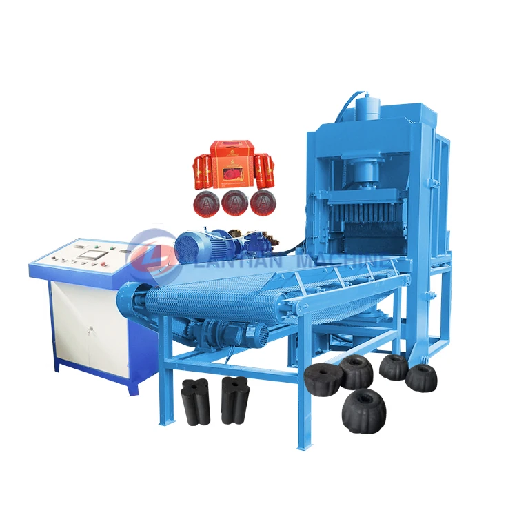 Hydraulic cubic charcoal press machine charcoal cube machine