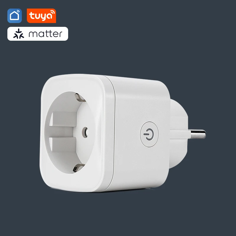 IoT home use tuya smartlife wifi smart plug WiFi socket, EU 16A with energy monitor, app and Alexa/google assistant control