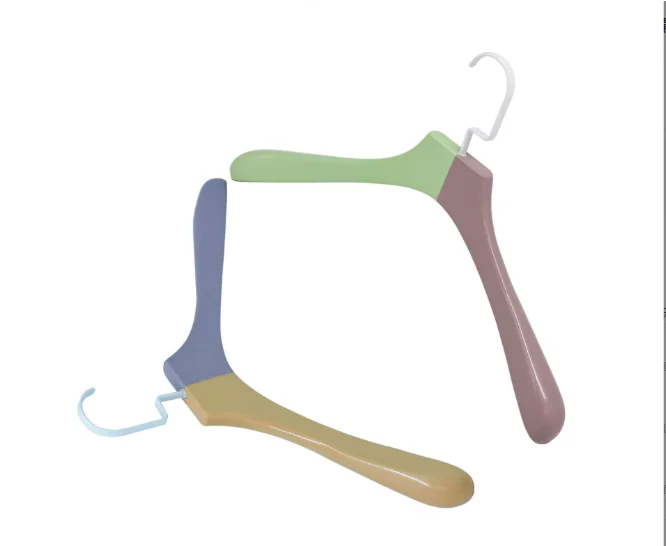 Natural Wood Hangers for Cleaning Home Vintage Wooden Clothes Hanger Smooth Finish with Non Slip for Coats Shirts Jackets Pants