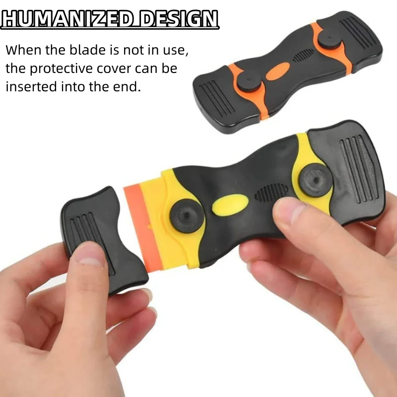 Scraper Car sticker remover Scraper Glass hob Scraper cleaner with 20 blades, Blade razor blade scraping tool set