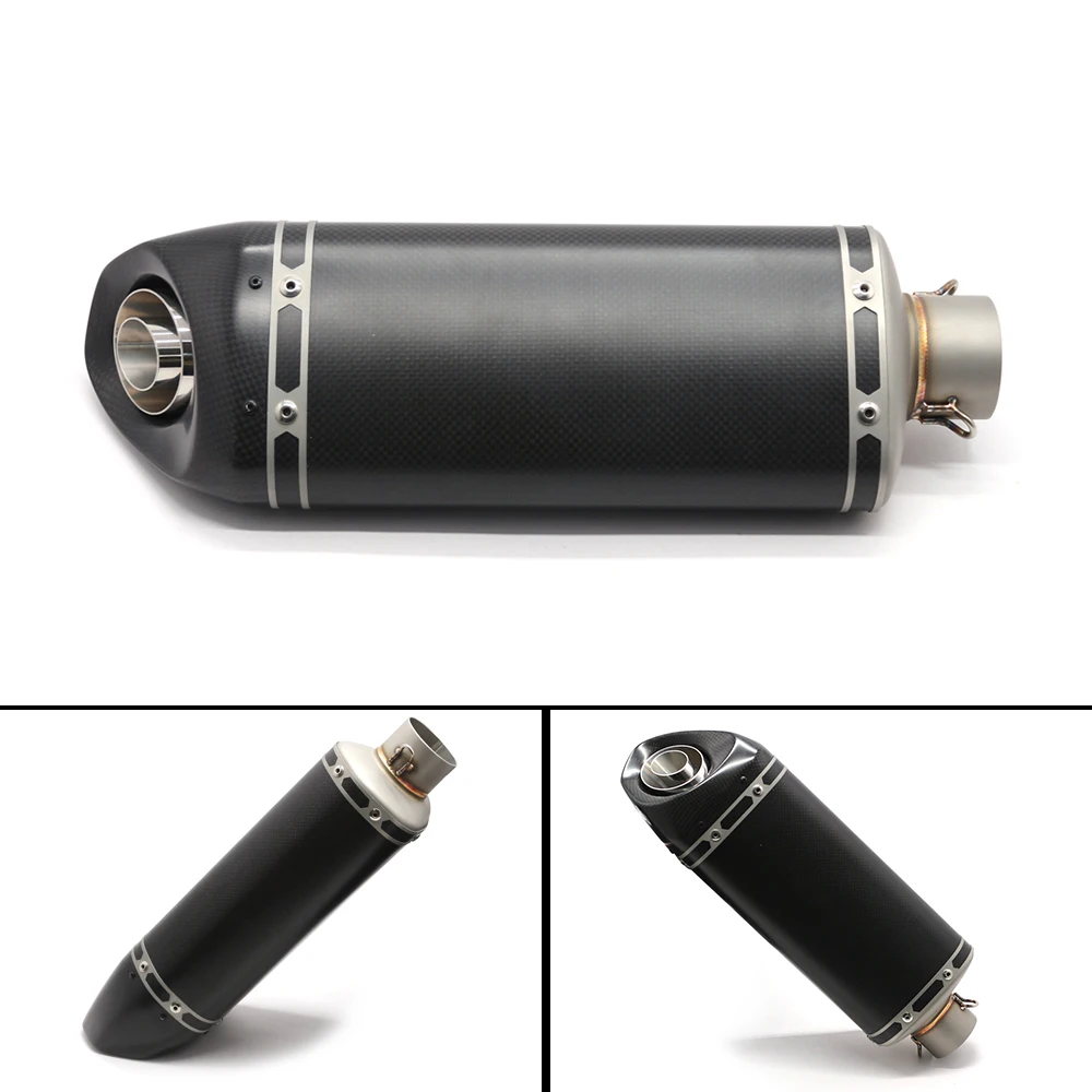 51mm Motorcycle Exhaust Muffler Pipe With Movable DB Kill For Dirt Bike Street Bike