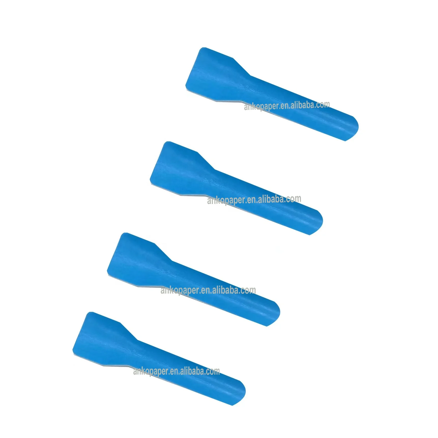 100% Biodegradable Disposable Mini Eco-Friendly Paper Spoon Cutlery Ice Cream Spoon Yogurt and Dessert Gelato Paper Spoon