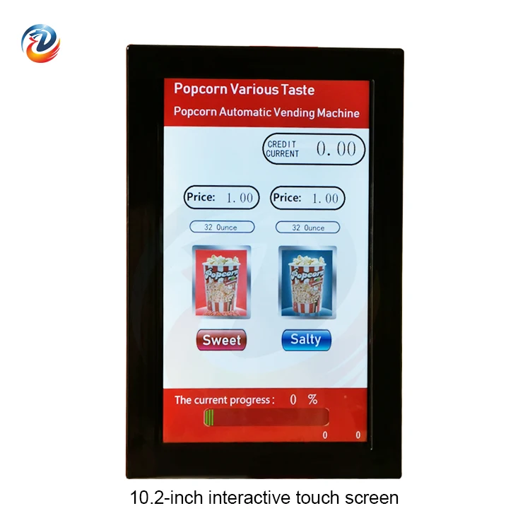 Commercial Earn Money Make Popcorn Pop Corn Robot Machine Kids Full Automatic Popcorn Vending Machines